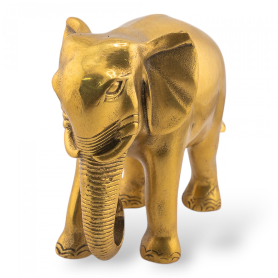 Soprammobile Statua Di Ottone Animalier 9x10,5cm-STATUETTES | Worldofjewel.com