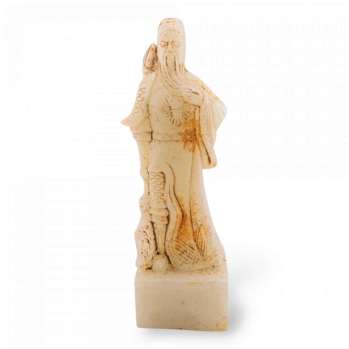 Soprammobile Statue Di Giada Giadeite Inciso A Mano 22cm-STATUETTES | Worldofjewel.com