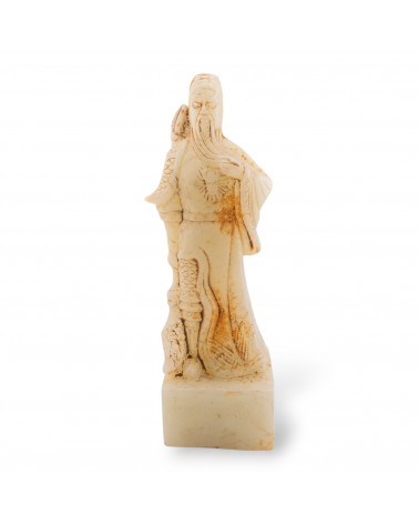 Soprammobile Statue Di Giada Giadeite Inciso A Mano 22cm-STATUETTES | Worldofjewel.com