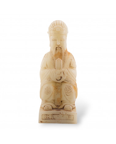Soprammobile Statue Di Giada Giadeite Inciso A Mano 25cm-STATUETTES | Worldofjewel.com