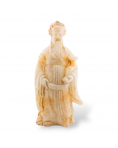 Soprammobile Statue Di Giada Giadeite Inciso A Mano 27cm-STATUETTES | Worldofjewel.com