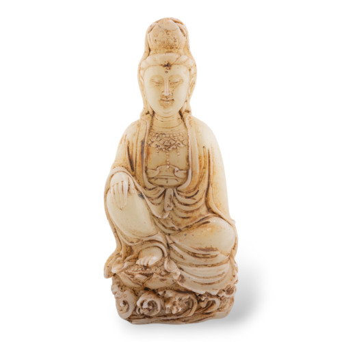 Hand-Engraved Jadeite Jade Statue Ornament 27cm