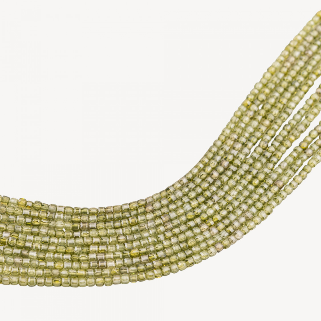 Zirconi Cubi Taglio Rigido 2mm Verde Peridot-ZIRCONI | Worldofjewel.com