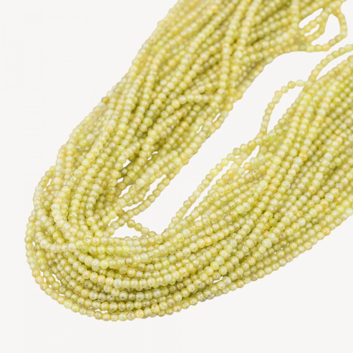 Zirconi Perline Sfaccettate 2mm -13 Verde Peridot-MICRO PERLINE DI ZIRCONI 2MM PER GIOIELLI FAI DA TE | Worldofjewel.com