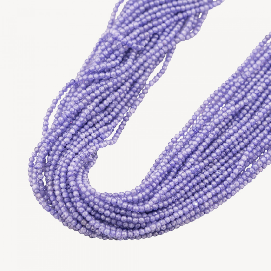 Zirconi Perline Sfaccettate 2mm Viola Lavanda-ZIRCONS | Worldofjewel.com