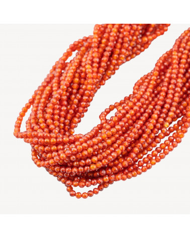 Zirconi Perline Sfaccettate 3mm Arancio Corniola-ZIRCONS | Worldofjewel.com