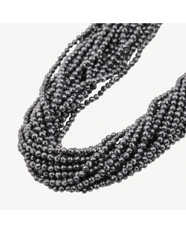 Zirconi Perline Sfaccettate 3mm Nero Jet-ZIRCONS | Worldofjewel.com