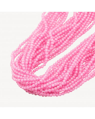 Zirconi Perline Sfaccettate 3mm Rosa-ZIRCONS | Worldofjewel.com