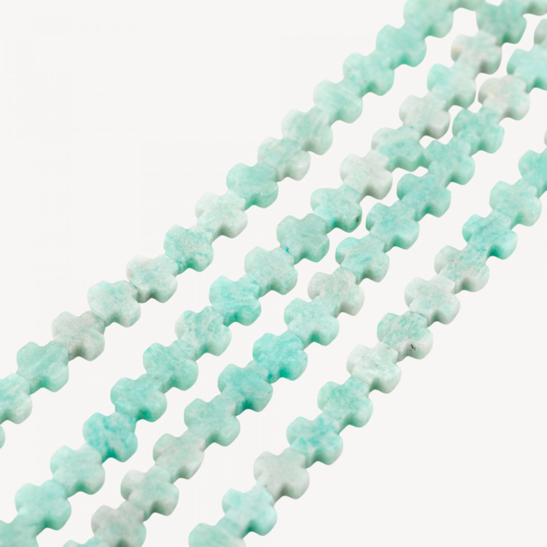 Amazonite Cross 8mm-AMAZONITE | Worldofjewel.com