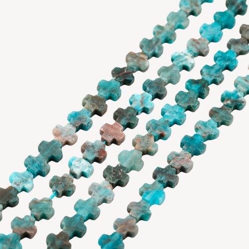 Croix en apatite 8 mm