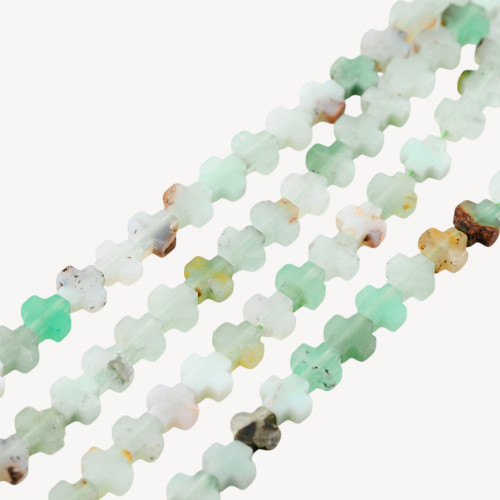 Crisoprasio Croce 8mm-CHRYSOPRASE | Worldofjewel.com