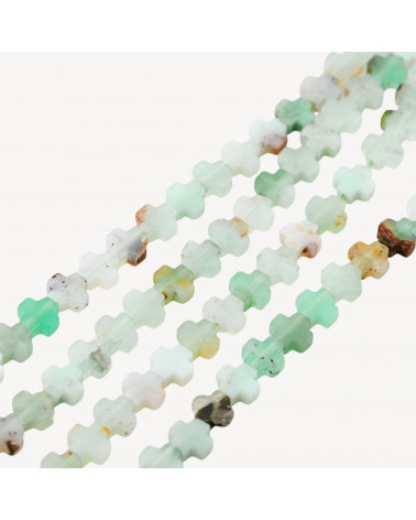 Crisoprasio Croce 8mm-CHRYSOPRASE | Worldofjewel.com