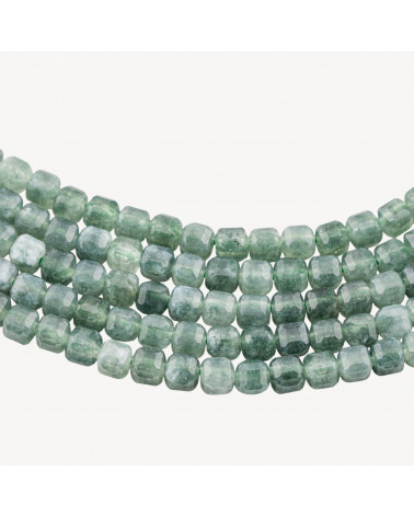 Giada Taglio Rigido Cubo Sfaccettato 6mm Verde Scuro-ΝΕΦΡΙΤΗΣ | Worldofjewel.com