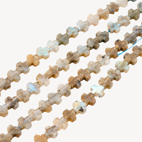 Labradorite Cross 8mm