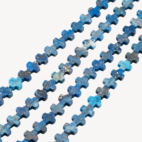 Lapislazuli-Kreuz 8 mm