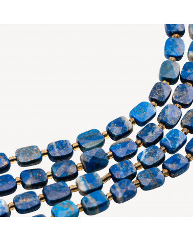 Lapislazzuli Rettangolo Piatto Sfaccettato 8x10mm-LAPISLAZULI | Worldofjewel.com
