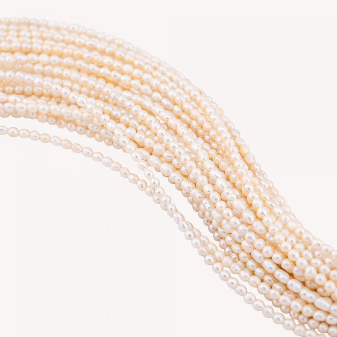 Perle Di Fiume Microperle Chicco Di Riso 3,0-3,5mm A++ Bianco-MICROPERLE | Worldofjewel.com