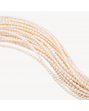 Perle Di Fiume Microperle Chicco Di Riso 3,0-3,5mm A++ Bianco-MICROPERLE | Worldofjewel.com