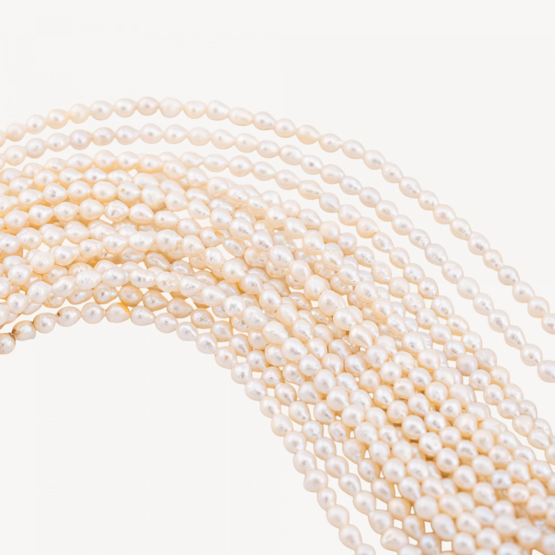 River Pearls Mikroperlen Reiskorngröße 4-5 mm A++ Weiß-NATÜRLICHE SÜSSWASSER-FLUSS-MIKROPERLEN | Worldofjewel.com