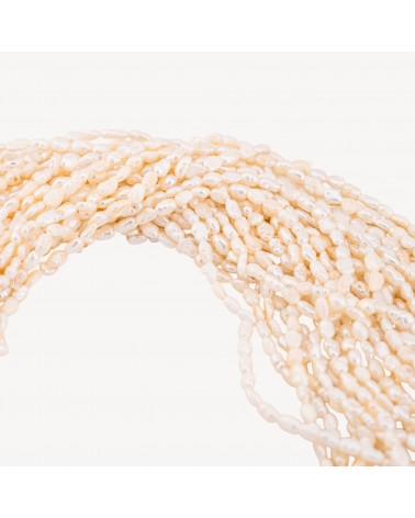 Perle Di Fiume Microperle Chicco Di Riso Linea Economica 3mm Bianco-MICROPERLE | Worldofjewel.com
