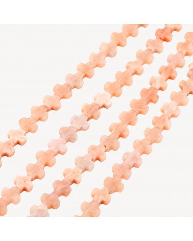 Pietra Di Luna Rosa Croce 8mm-ROSE | Worldofjewel.com
