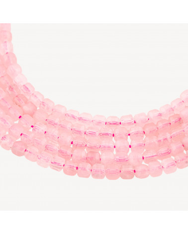 Quarzo Rosa Taglio Rigido Cubo Sfaccettato 6mm-ROSE QUARTZ | Worldofjewel.com