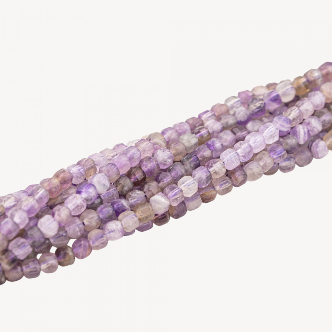 Amethystwürfel, hartgeschliffen, facettiert, 3,5 mm-KLARER AMETHYST | Worldofjewel.com