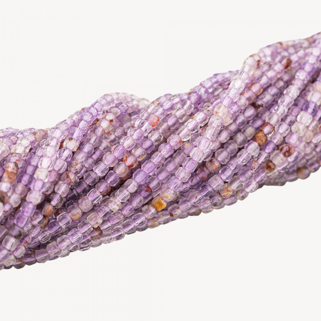 Cubos de amatista hematoide de corte duro de 2,5 mm-AMATISTA HEMATOIDE | Worldofjewel.com