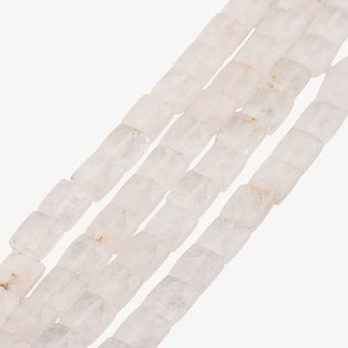 Cristallo Di Rocca Rettangolo Piatto Sfaccettato Taglio Rigido 8x10mm-BERGKRISTALL | Worldofjewel.com