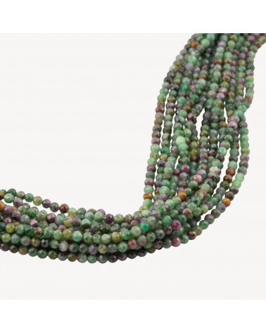 Giada Canadese Mix Perlina Tonda Sfaccettata Diamond Cut 2,8mm-Kanadische Jade | Worldofjewel.com