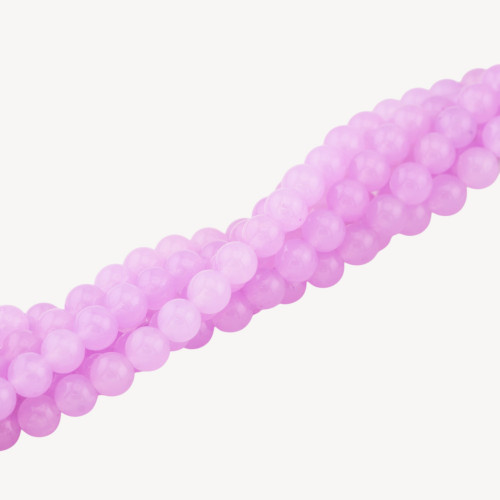 Icy Jade Lilac Smooth Round 6mm