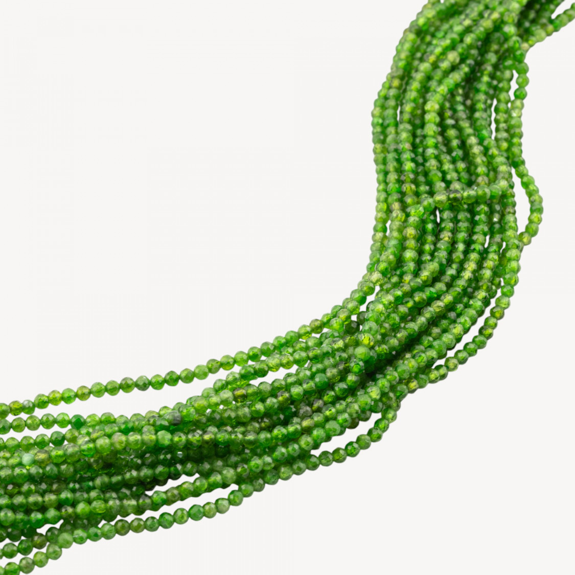 Peridot Perlina Tonda Sfaccettata Diamond Cut 2mm-RUBINO E ZAFFIRO | Worldofjewel.com