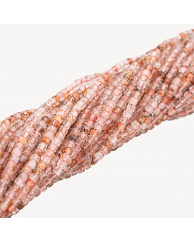 Quarzo Ematoide Cubi Taglio Rigido 2,5mm-QUARTZ HEMATOÏDE | Worldofjewel.com