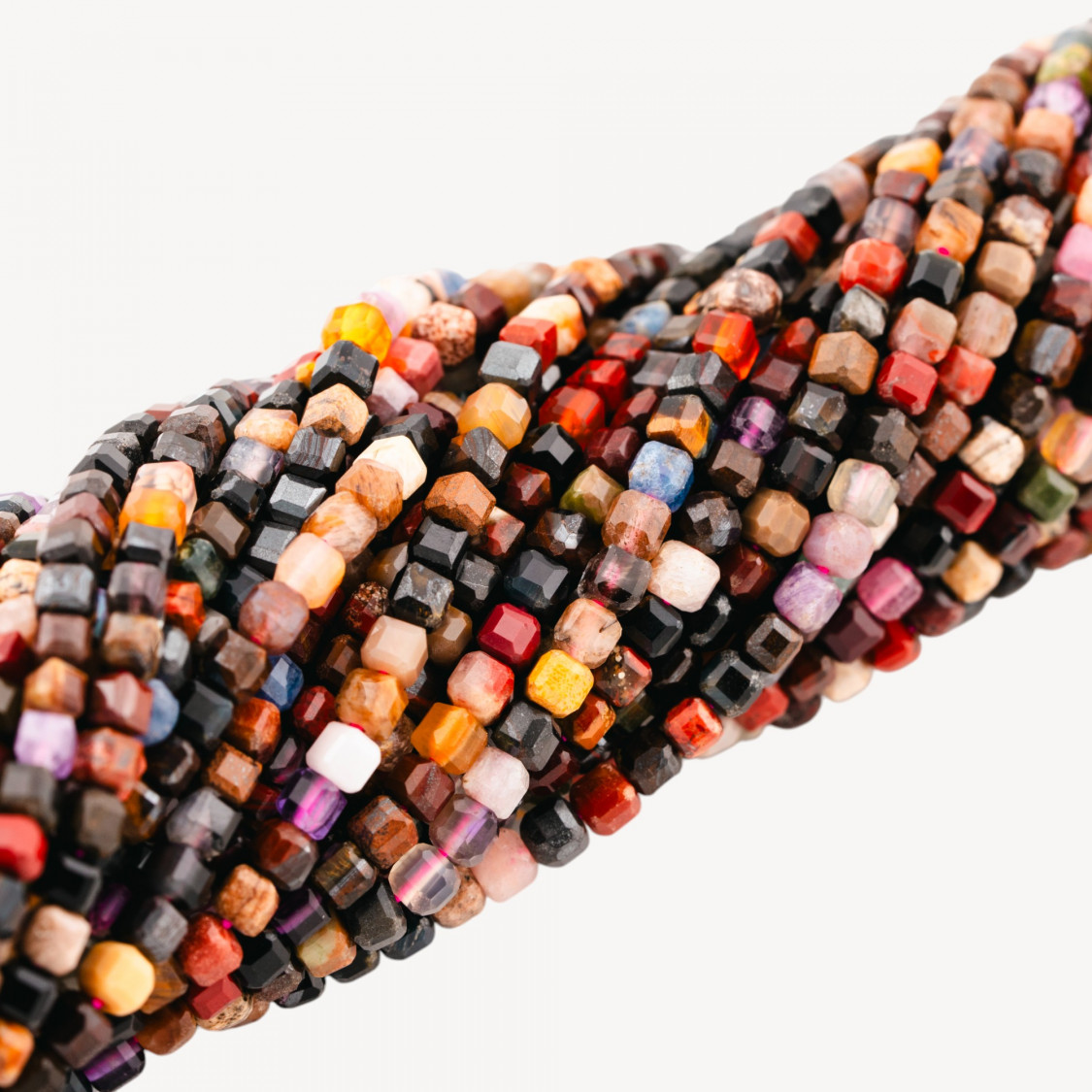 Cubos de cuarzo mixtos de corte facetado de 3,5 mm-CUARZO | Worldofjewel.com