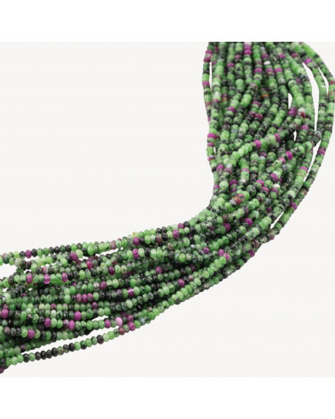 Rubizoisite Perlina Rondella Sfaccettata Diamond Cut 2x1mm-RUBIZOISITE | Worldofjewel.com