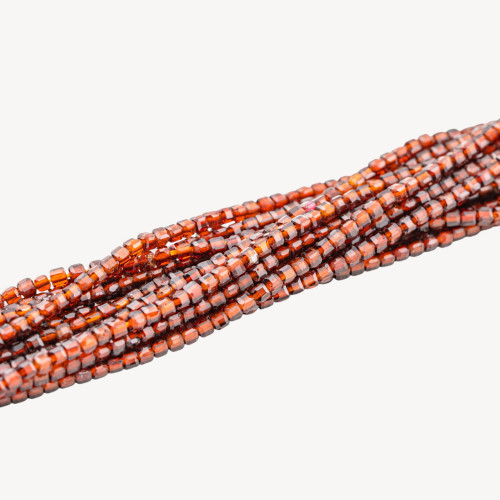 Zirconi Cubi Taglio Rigido 2,5mm Cognac Scuro-ZIRCONI | Worldofjewel.com