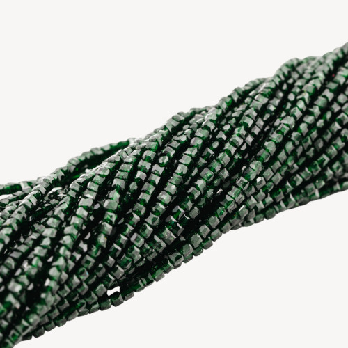 Circonita cúbica de corte rígido verde brillante de 2,5 mm