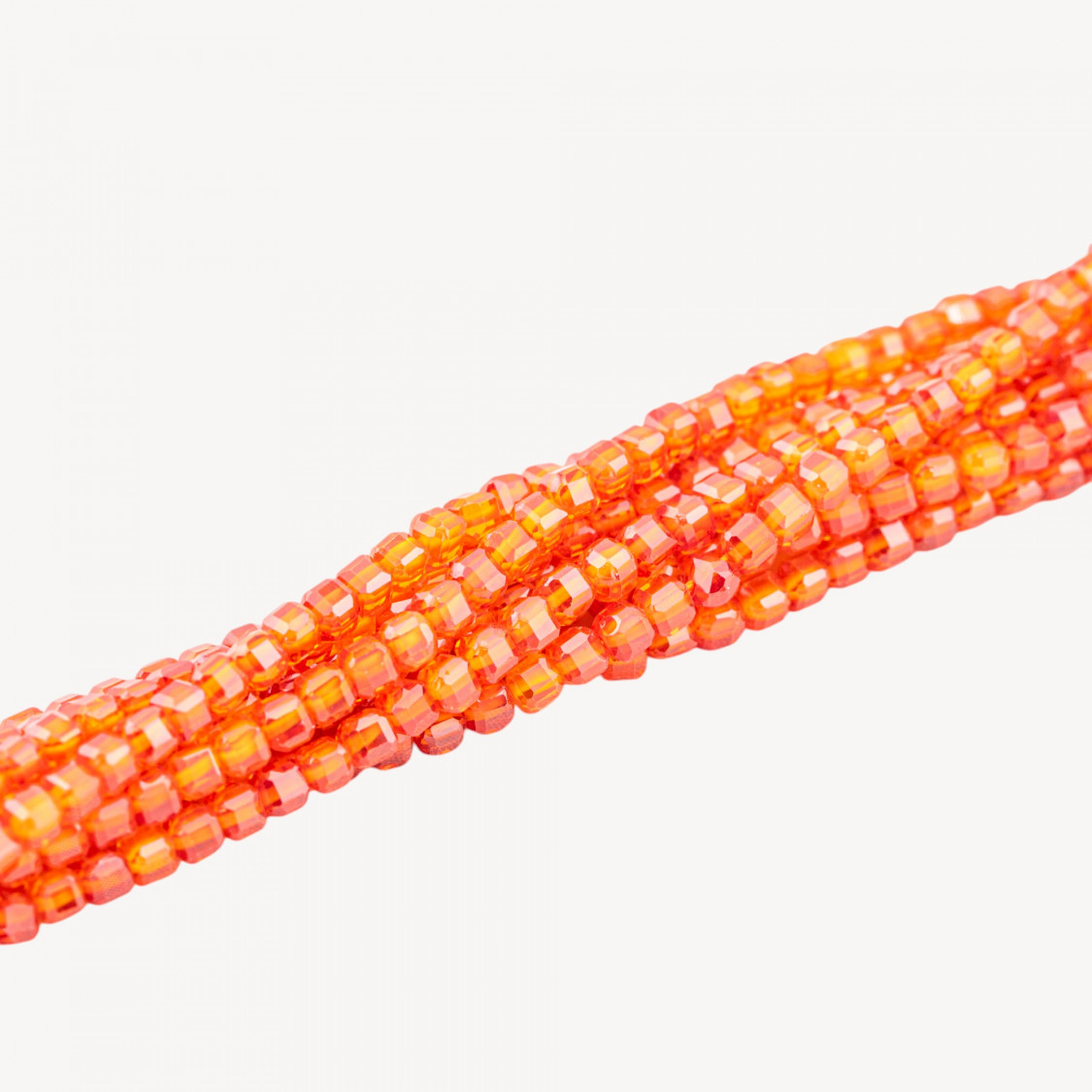Zirconi Cubi Taglio Rigido 3mm Arancio Corniola-CIRCONITAS | Worldofjewel.com