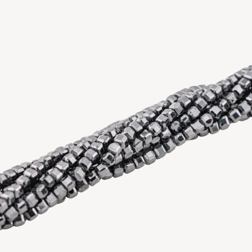 3mm Jet Black Rigid Cut Cubic Zirconia