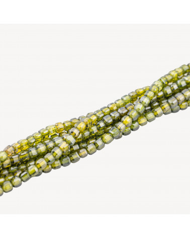 Zirconi Cubi Taglio Rigido 3mm Verde Olivina-ΖΙΡΚΟΝ | Worldofjewel.com