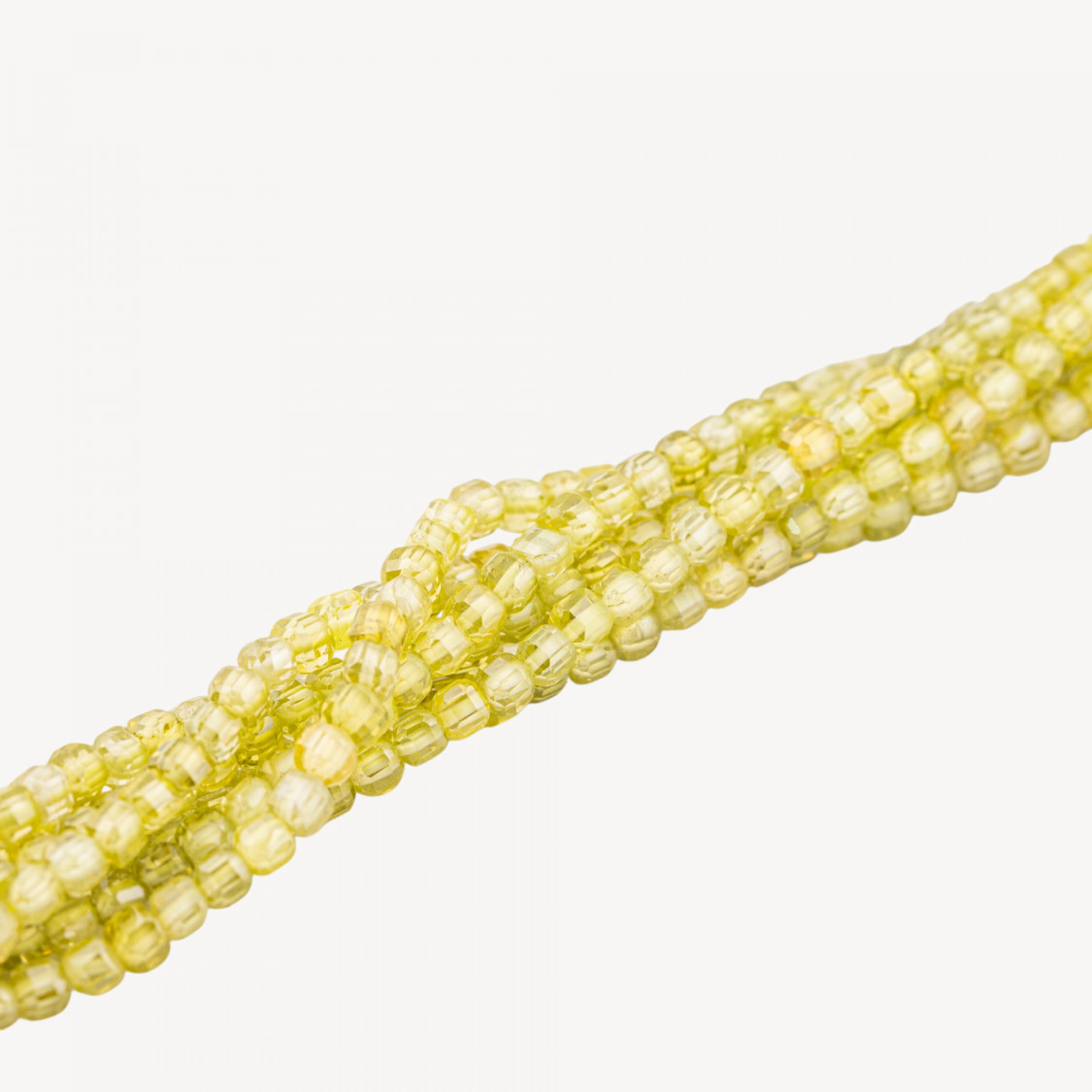 Zirconi Cubi Taglio Rigido 3mm Verde Peridot-ZIRKON | Worldofjewel.com
