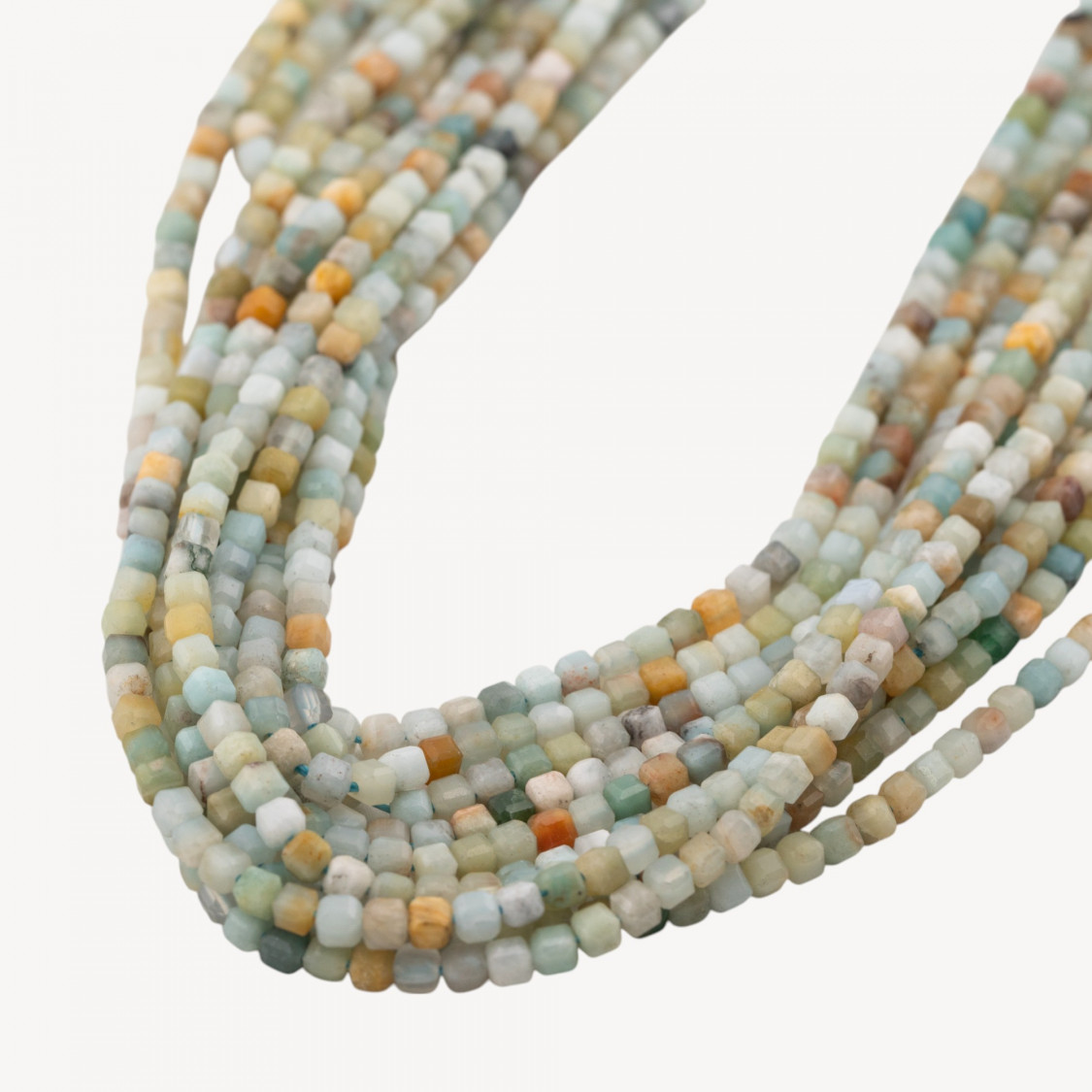 Amazzonite Mix Cubo Taglio Rigido Sfaccettato 3mm-AMAZONITE | Worldofjewel.com