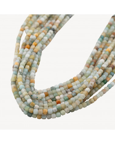 Amazzonite Mix Cubo Taglio Rigido Sfaccettato 3mm-AMAZONITE | Worldofjewel.com