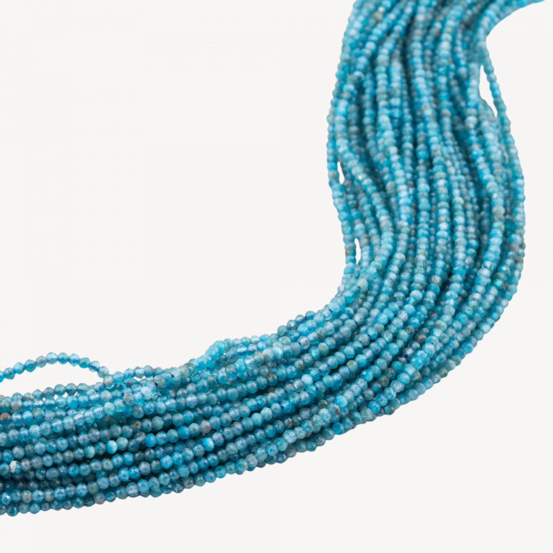 Apatite Perlina Tonda Sfaccettata Diamond Cut 2mm-APATITE | Worldofjewel.com