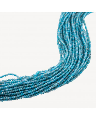 Apatite Perlina Tonda Sfaccettata Diamond Cut 2mm-APATITE | Worldofjewel.com