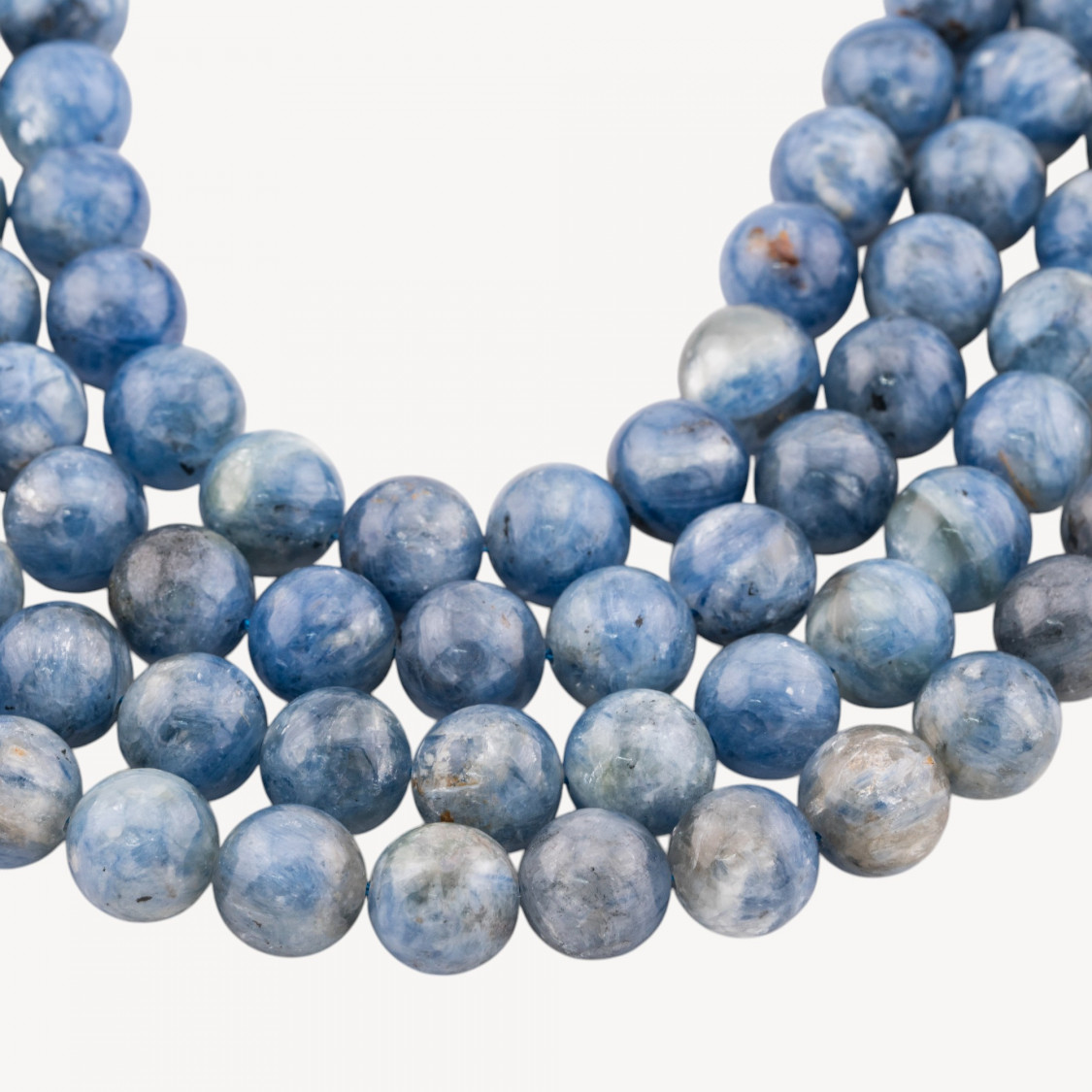 Cianite Perlina Tonda Liscia 12mm Scuro-CIANITE | Worldofjewel.com