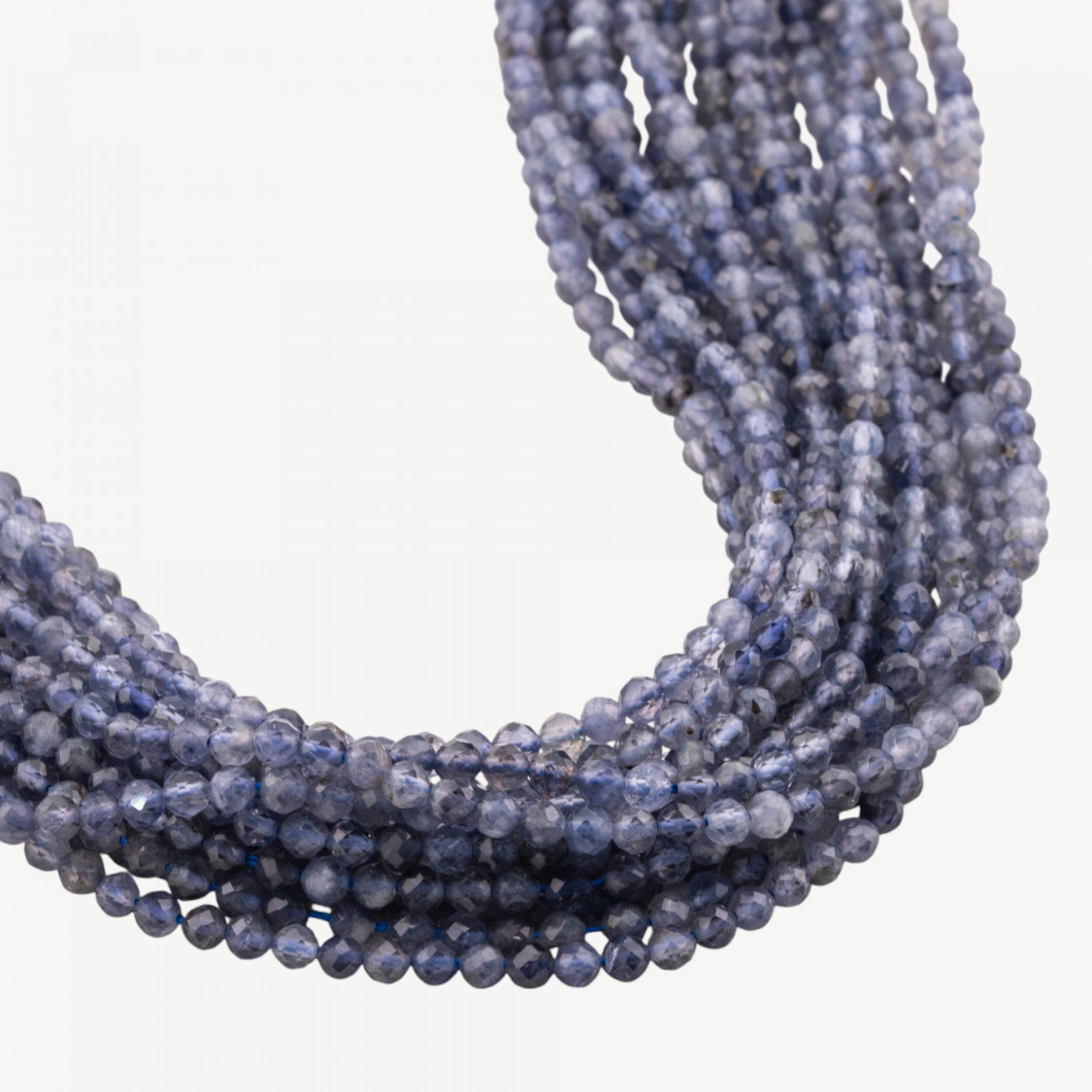 Cianite Perlina Tonda Sfaccettata Diamond Cut 3mm-CYANITE | Worldofjewel.com