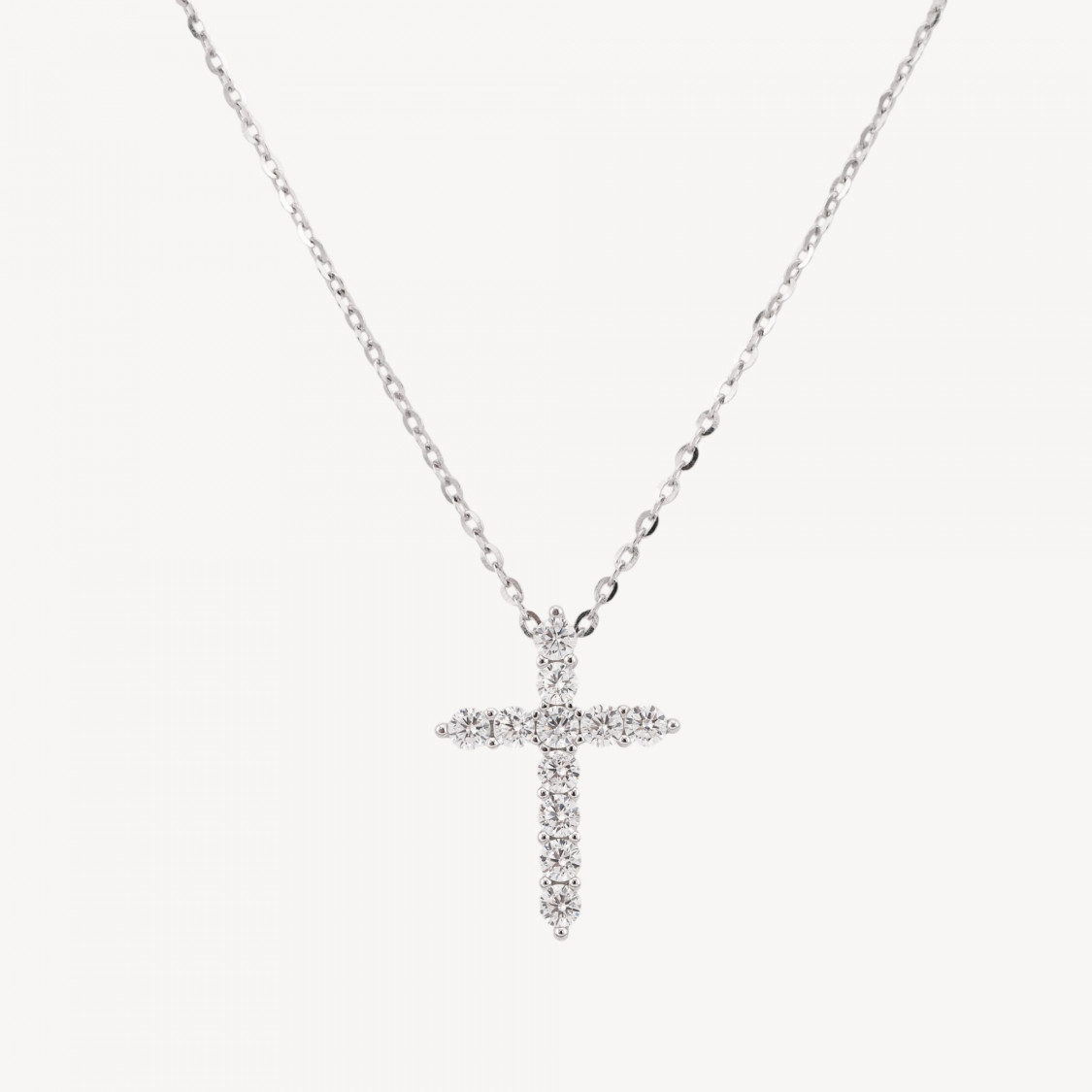 Collana Con Pendente In Argento 925 Con Zirconi-COLLIERS EN ARGENT 925 | Worldofjewel.com
