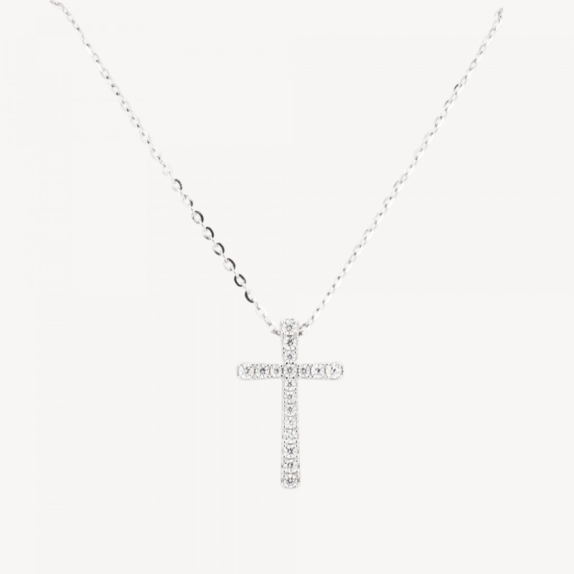 Collana Con Pendente In Argento 925 Con Zirconi-COLLIERS EN ARGENT 925 | Worldofjewel.com