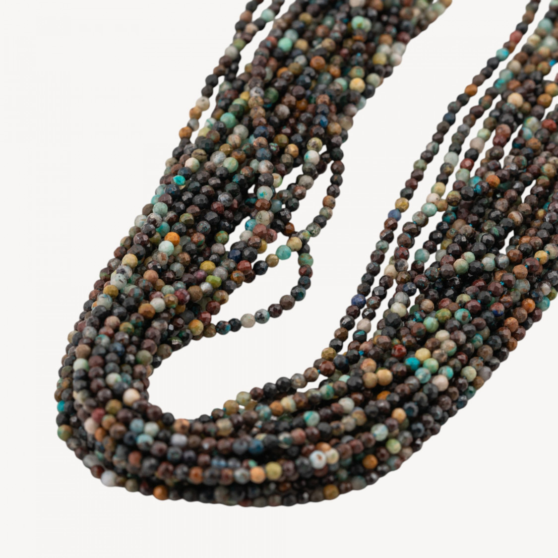 Giada Africana Perlina Tonda Sfaccettata Diamond Cut 2mm-JADE AFRICAIN | Worldofjewel.com